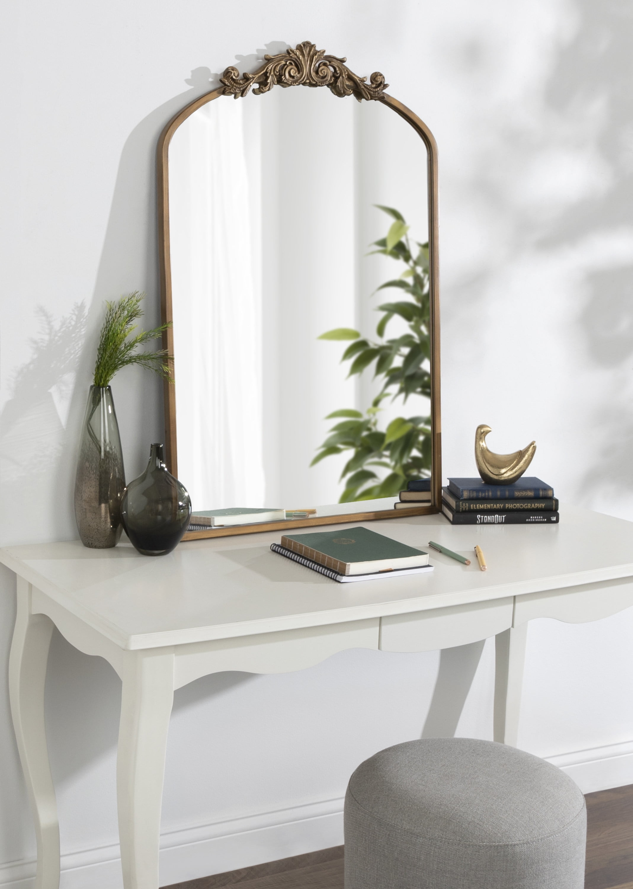 Arendahl Baroque Gold Arch 40'' Wall Mirror