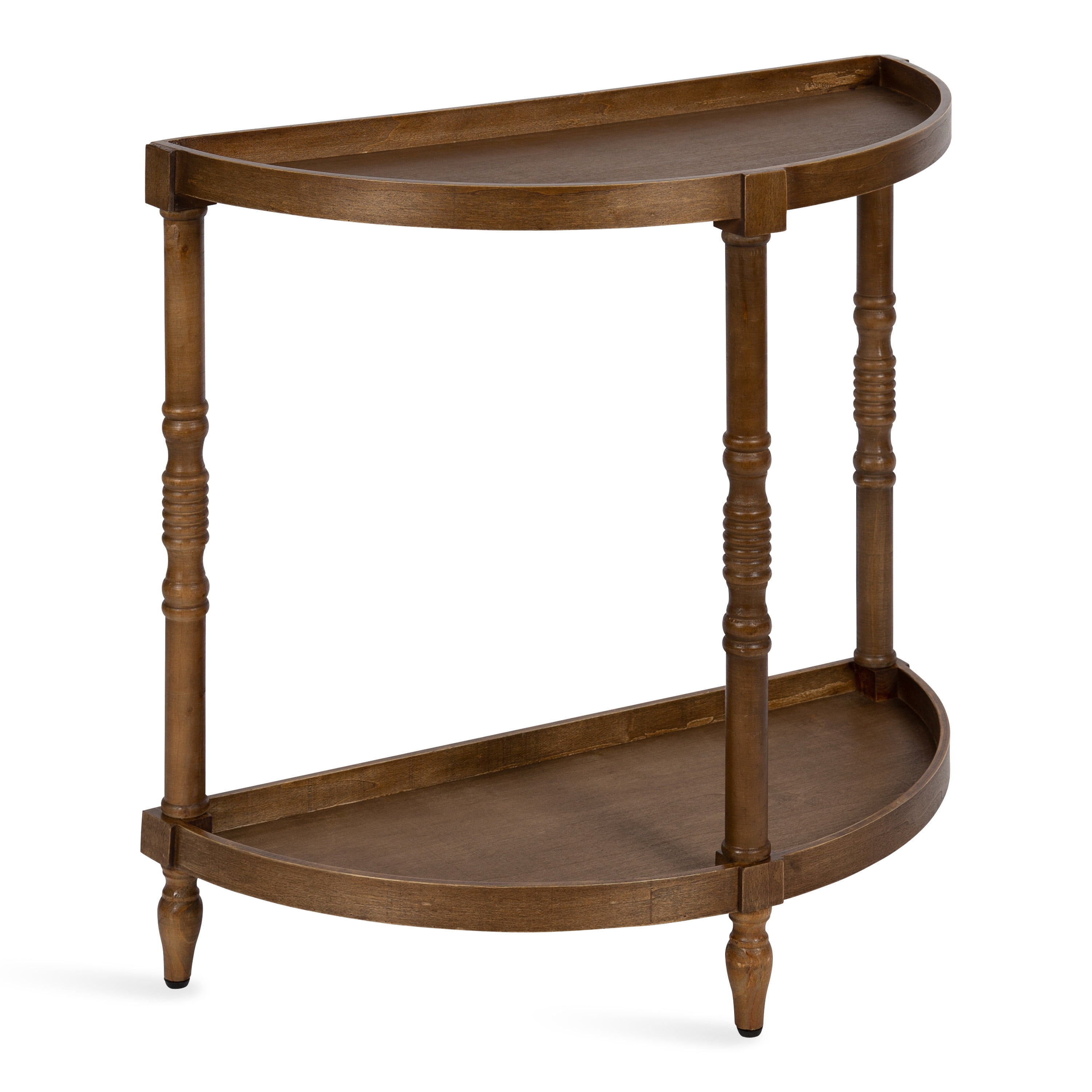 Kate and Laurel Bellport Farmhouse Console Table, 30 x 14 x 30, Rustic Brown, Vintage Entryway Table
