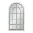 thumbnail image 1 of Kate and Laurel Boldmere Traditional Windowpane Accent Mirror, 22" x 38", White and Gray, Rustic Farmhouse-Inspired Home Decor, 1 of 8