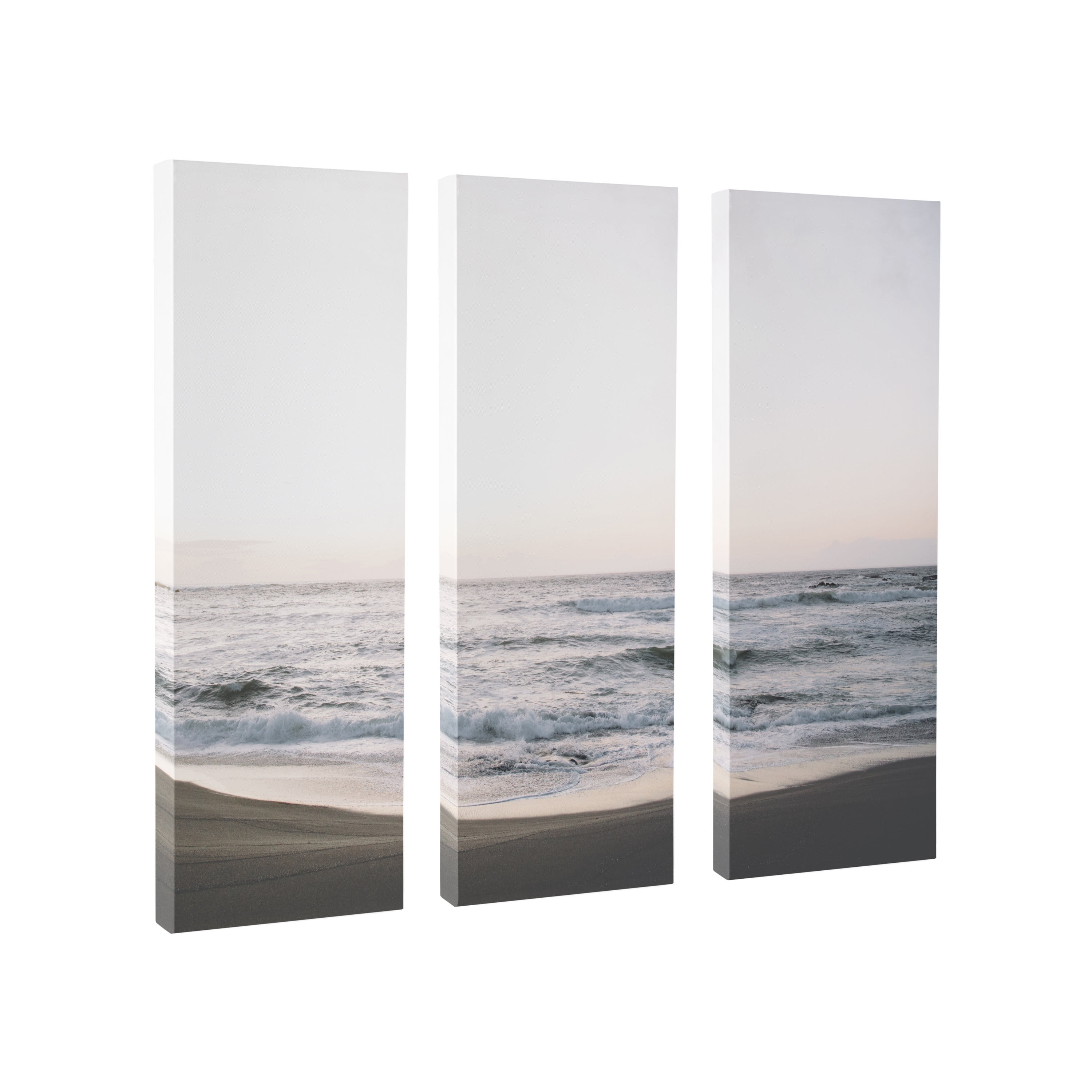 California Dreaming Coastal Canvas Wall Art Set of 3