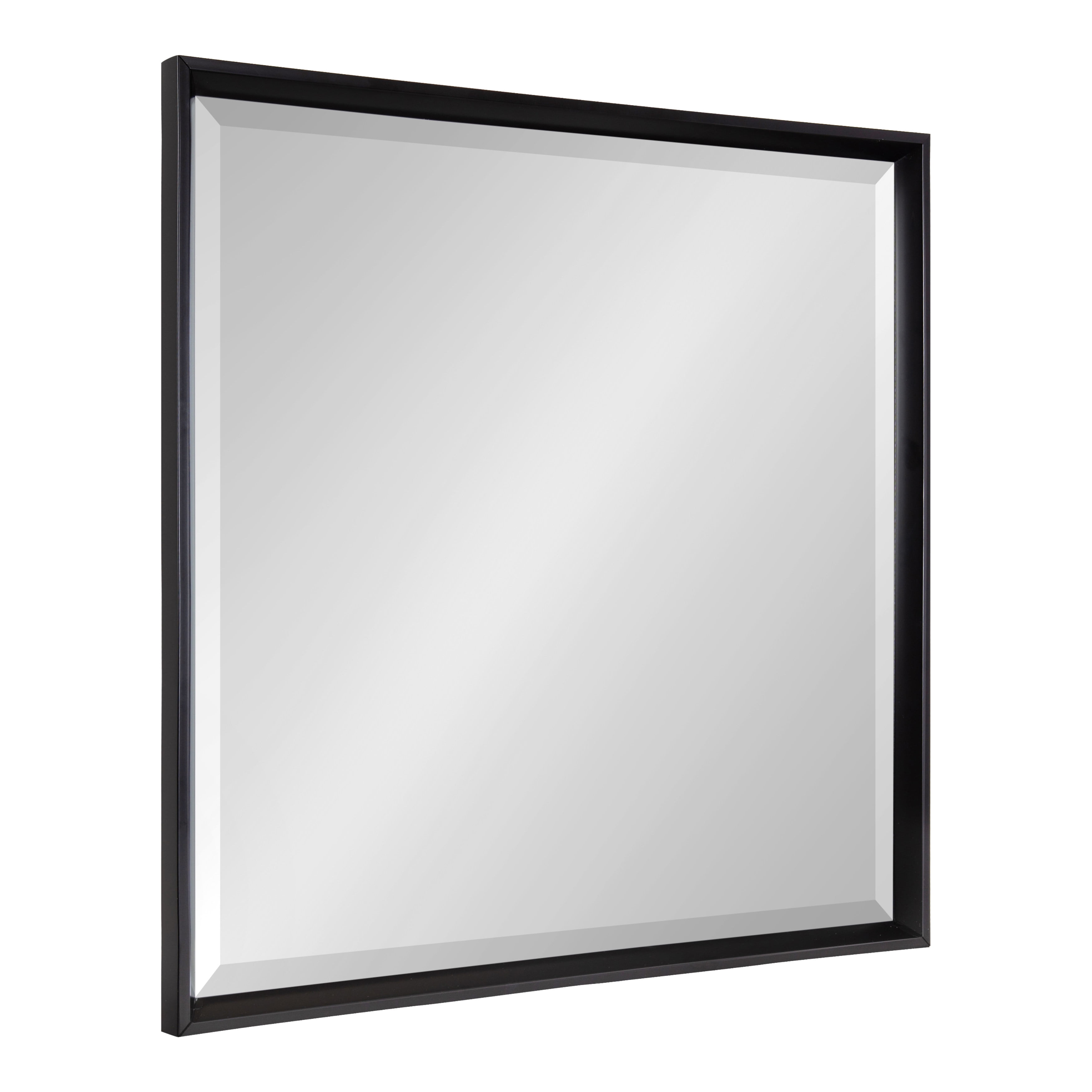 Kate and Laurel Calter Framed Square Wall Mirror, 29.5 x 29.5