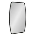thumbnail image 1 of Kate and Laurel Caskill Modern Barrel Mirror, 20 x 32, Black, Rounded Rectangle Mirror for Wall, 1 of 7