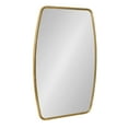 thumbnail image 1 of Kate and Laurel Caskill Modern Barrel Mirror, 20 x 32, Gold, Rounded Rectangle Mirror for Wall, 1 of 7