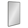 thumbnail image 1 of Kate and Laurel Caskill Modern Framed Rounded Rectangle Mirror, 24 x 36, Black, Decorative Rectangular Statement Mirror for Wall, 1 of 8