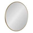 thumbnail image 1 of Kate and Laurel Caskill Round Framed Wall Mirror, Gold 36" Diameter, 1 of 7