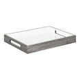 thumbnail image 1 of Kate and Laurel Ehrens Decorative Wood Tray, Gray/White 13x17, 1 of 10