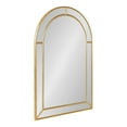 thumbnail image 1 of Kate and Laurel Fairbrook Transitional Arched Wall Mirror, 20 x 30, Gold, Sophisticated Glam Mirror Decor for Wall, 1 of 7