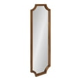 thumbnail image 1 of Kate and Laurel Hogan Farmhouse Wall Mirror, 16 x 48, Rustic Brown, Large Decorative Traditional Wall Decor, 1 of 8