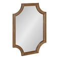 thumbnail image 1 of Kate and Laurel Hogan Farmhouse Wall Mirror, 18 x 24, Rustic Brown, Decorative Traditional Wall Decor, 1 of 8
