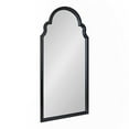 thumbnail image 1 of Kate and Laurel Hogan Modern Arched Wall Mirror, 24 x 48, Black, Glam Moroccan Mirror for Wall, 1 of 7