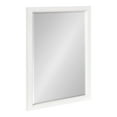 thumbnail image 1 of Kate and Laurel Hogan Wood Framed Wall Mirror, White 18x24, 1 of 9
