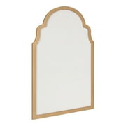 Kate and Laurel Holbrook Framed Arch Fabric Pinboard, 24 x 36, Gold
