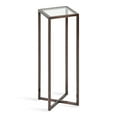 thumbnail image 1 of Kate and Laurel Jaspur Modern Drink Table, 7 x 7 x 21, Bronze, Decorative Glam Accent Table for Display and Storage, 1 of 6