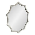 thumbnail image 1 of Kate and Laurel Lalina Scalloped Round Framed Accent Mirror, Silver 24" Diameter, 1 of 10