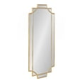 thumbnail image 1 of Kate and Laurel Minuette Glam Wall Mirror, 16 x 42, Gold, Elegant Traditional Home Decor With A Boho Charm, 1 of 7