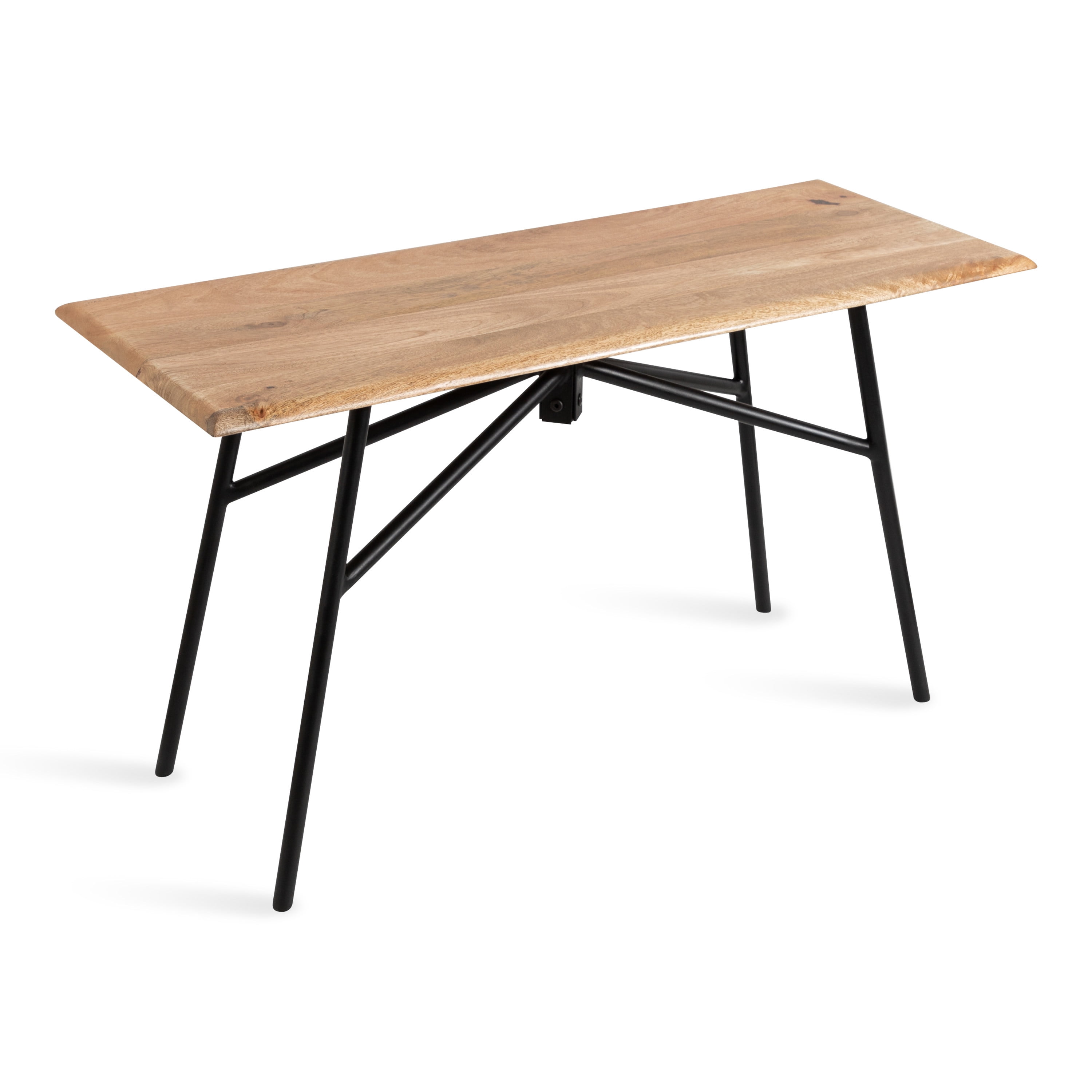 Kate and Laurel Pallson Modern Bench, 36 x 14 x 20, Natural Wood and ...