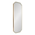 thumbnail image 1 of Kate and Laurel Rhodes Modern Full Length Framed Octagon Wall Mirror, 16 x 48, Gold, Decorative Glam Geometric Wall Accent, 1 of 7
