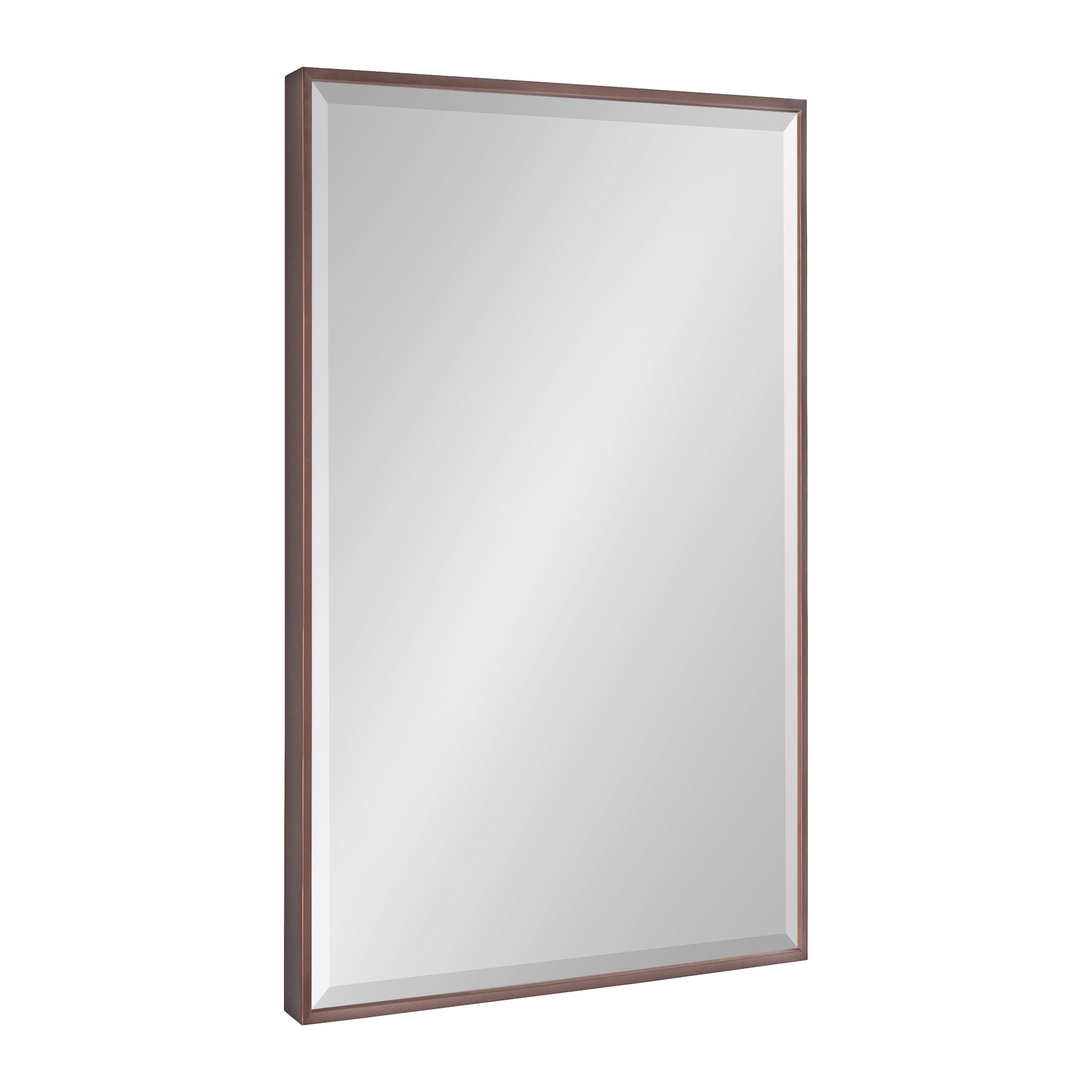 Elegant Bronze Rectangular 42" Wall Mirror for Chic Decor