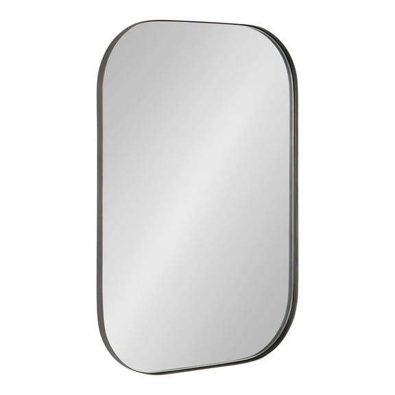 Kate and Laurel Rollo Decorative Framed Wall Mirror, Bronze 20x30