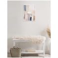 thumbnail image 1 of Kate and Laurel Rustic Melody Framed Canvas Wall Art by Amy Lighthall 18 x 24 Sylvie White, Modern, Abstract Art for Wall Decor, Living Room, Bedroom, 1 of 8