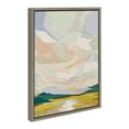 thumbnail image 1 of Kate and Laurel Sylvie Autumn Sky Framed Canvas Wall Art by Nikita Jariwala, 18x24 Gray, Soft Colorful Nature Landscape Art for Wall Home Decor, 1 of 7