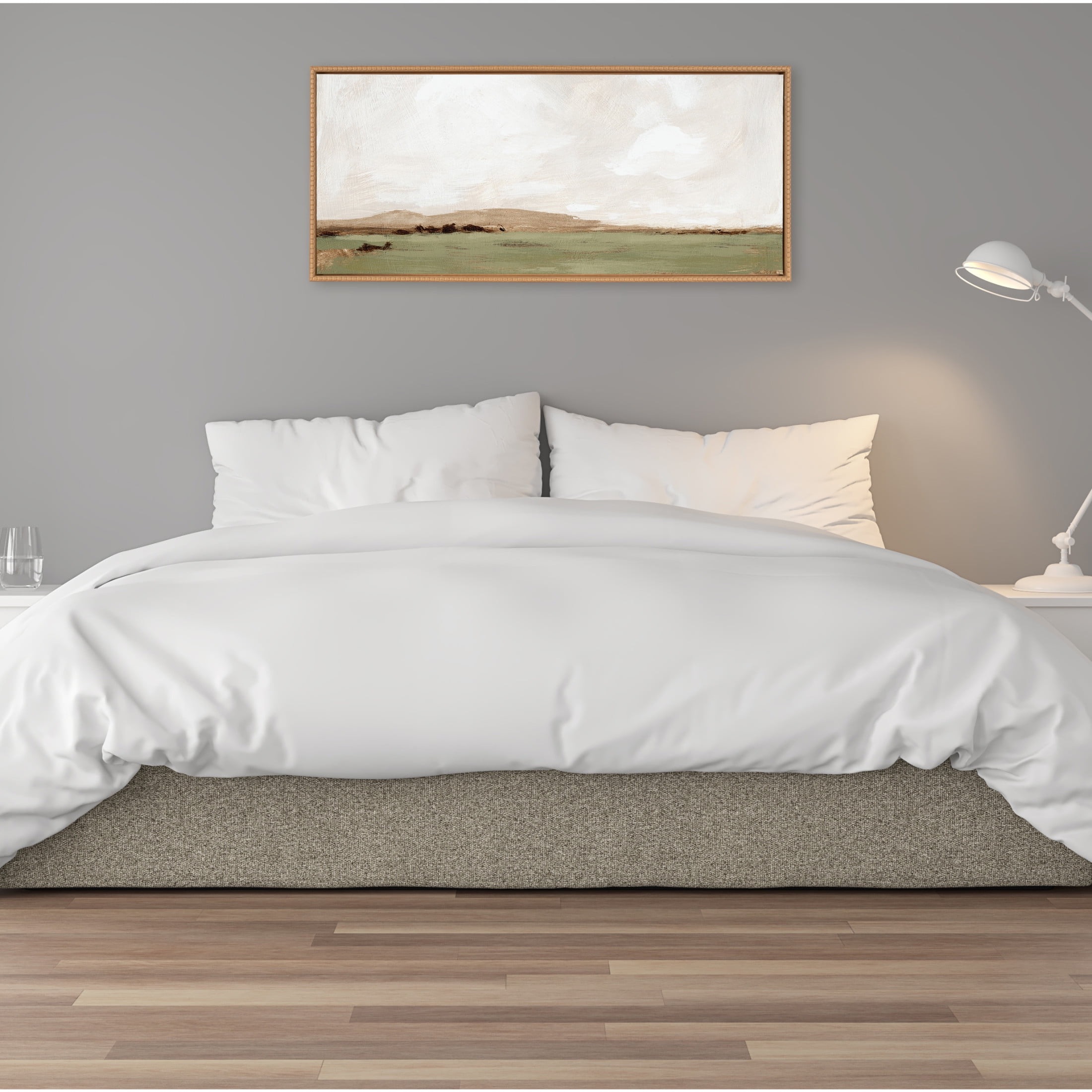 Kate and Laurel Sylvie Beaded Rest No 2 Vintage Framed Canvas Wall Art ...