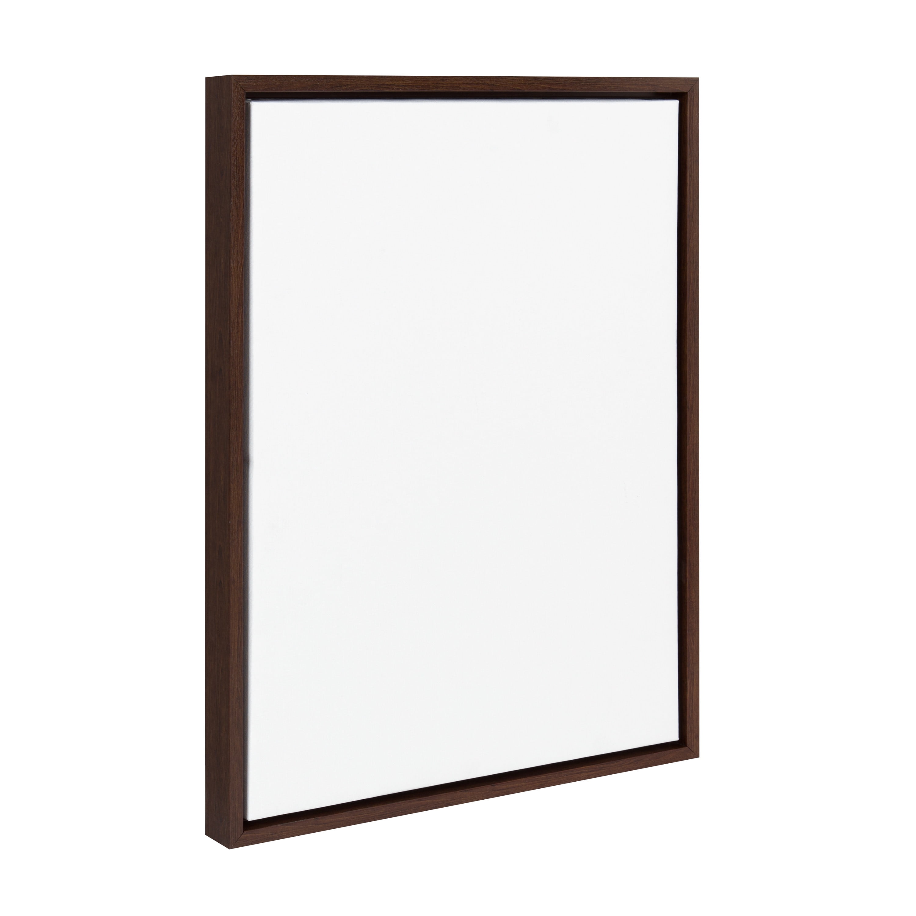 Modern 18x24 Brown Framed Canvas for Custom Art