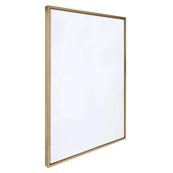 Kate and Laurel Sylvie Blank Framed Canvas Wall Art, 28x38 Bright Gold, Modern Empty Canvas for Paint-Your-Own Art, Premium Canvas Already Framed
