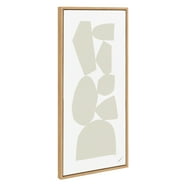 Kate and Laurel Sylvie Black and White Modern Retro World Map Framed Canvas Wall Art Set by The ...