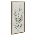 thumbnail image 1 of Kate and Laurel Sylvie Eucalyptus Botanical I Framed Canvas Wall Art by The Creative Bunch Studio, 18x40 Panel Gold, Decorative Plant Art, 1 of 6