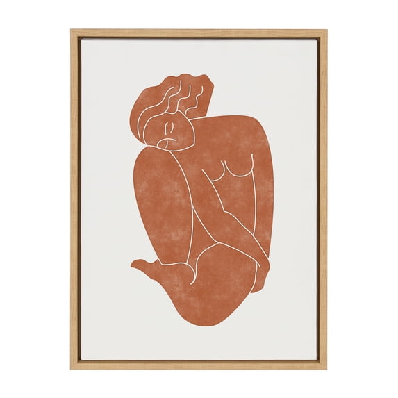 Kate and Laurel Sylvie Figurine Framed Canvas Art Print, 18" x 24", by Alexander Ginzburg