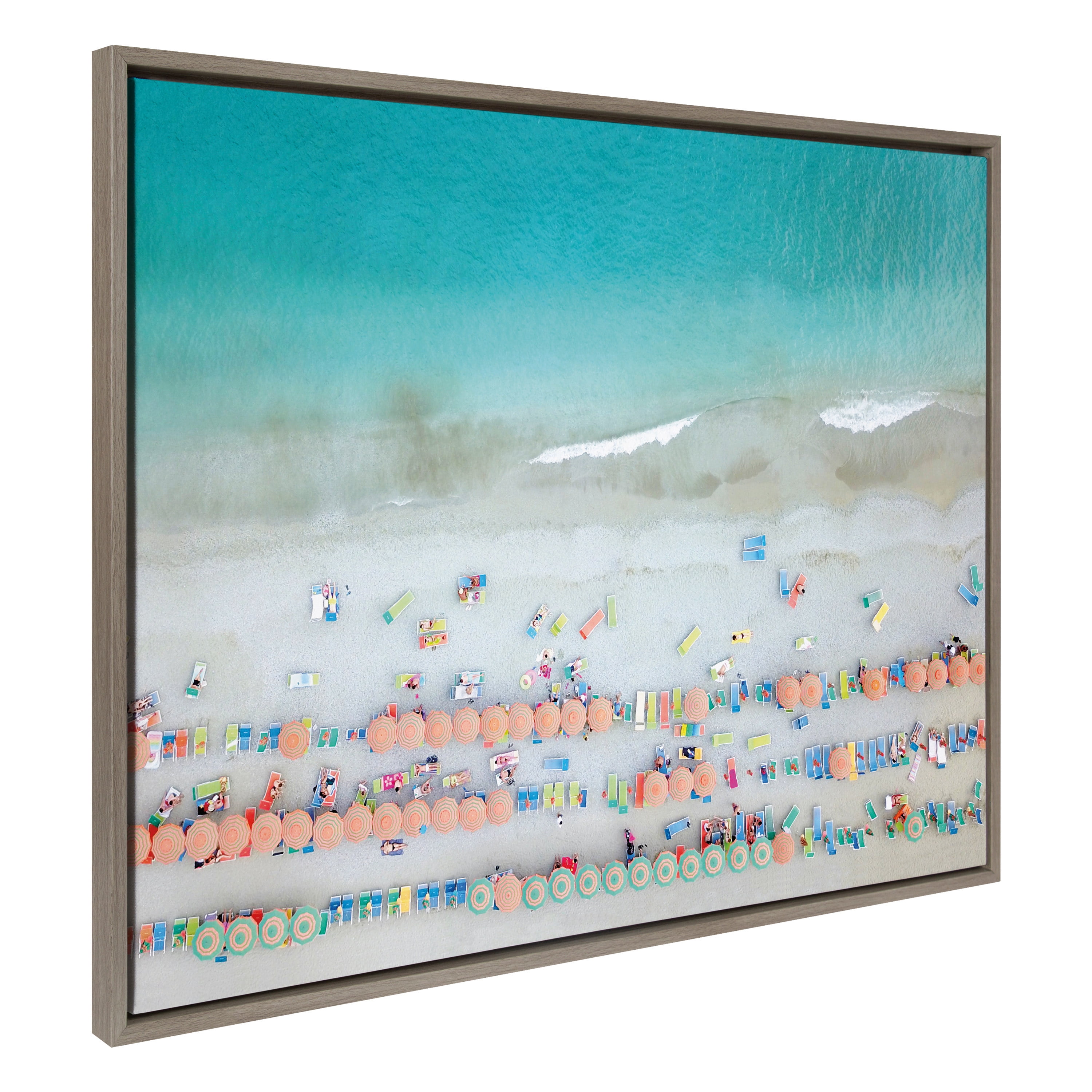 Kate and Laurel Sylvie Monterosso 6 Framed Canvas Wall Art by Rachel