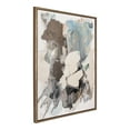 thumbnail image 1 of Kate and Laurel Sylvie Painted Flow I Framed Canvas Wall Art by Amy Lighthall, 28x38 Gold, Modern Abstract Painted Brushstrokes Art for Wall, 1 of 7