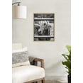 thumbnail image 1 of Kate and Laurel Sylvie Photo Saddling Horse Framed Canvas Wall Art by The Whiskey Ginger, 18x24 Natural, Western Photography Art for Wall, 1 of 7