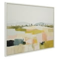 thumbnail image 1 of Kate and Laurel Sylvie Quaint Vista I Framed Canvas Wall Art by Amy Lighthall, 31.5x41.5 White, Modern Abstract Landscape Art for Wall, 1 of 7