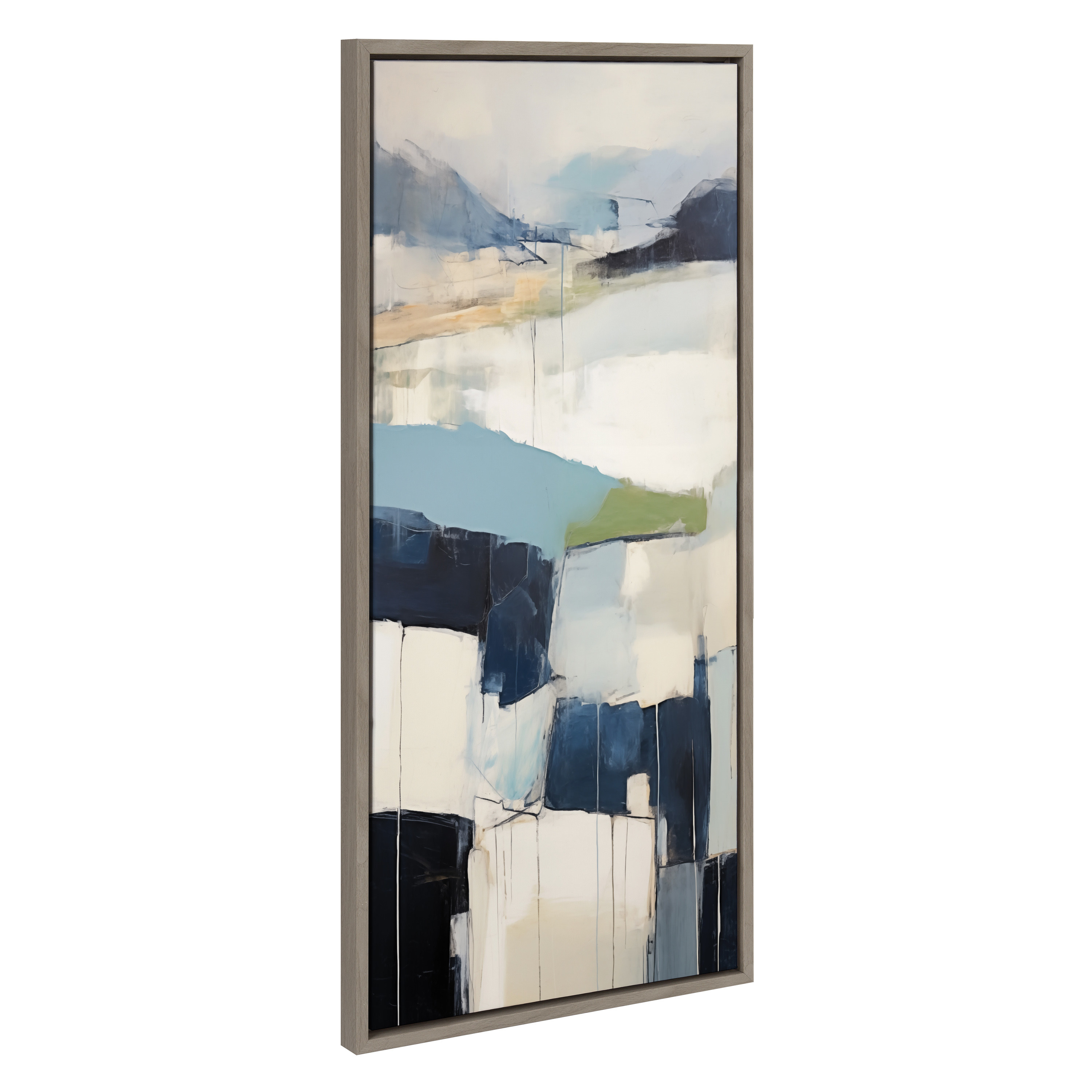 Kate and Laurel Sylvie Skyline I Framed Canvas Wall Art by Amy ...