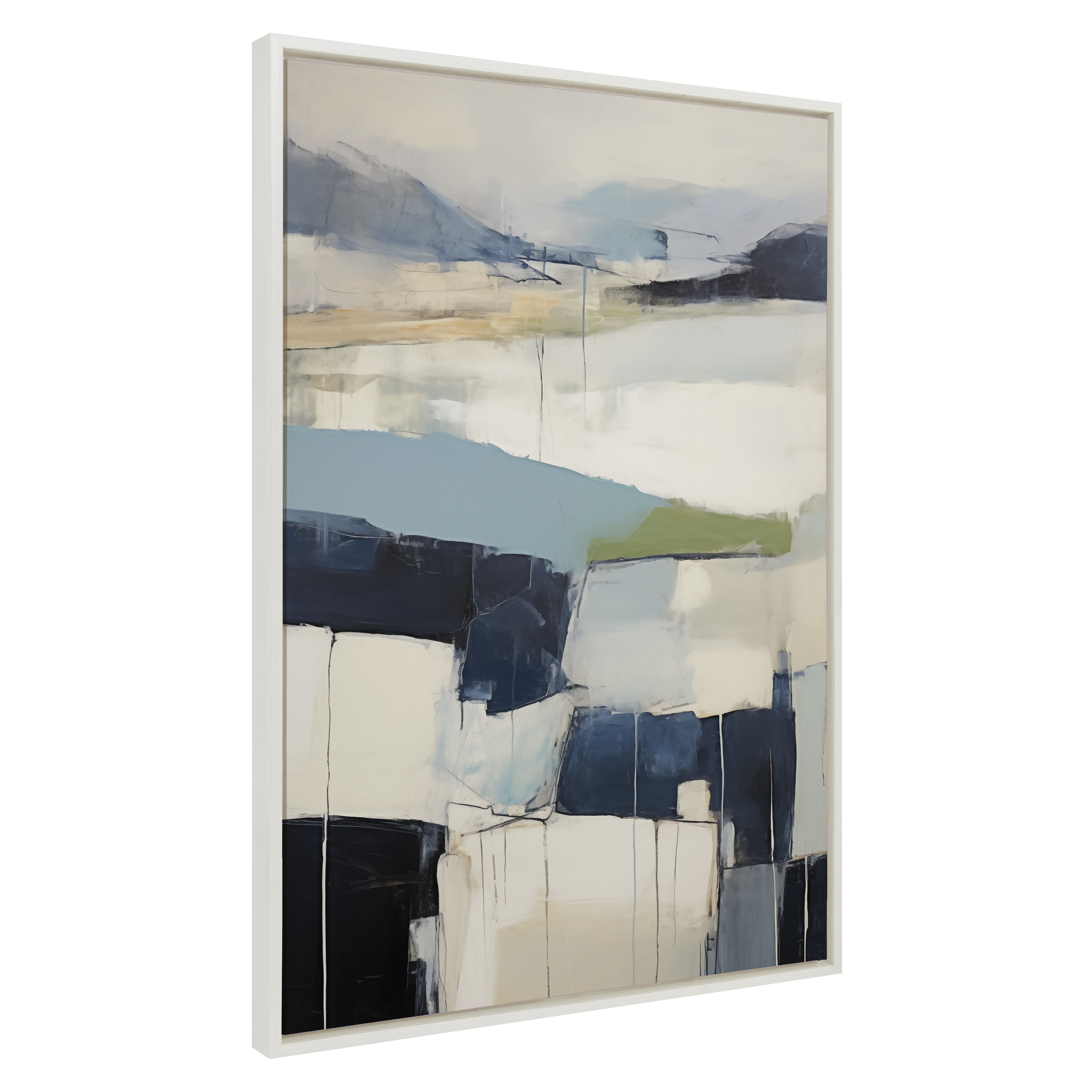Kate and Laurel Sylvie Skyline I Framed Canvas Wall Art by Amy ...