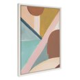 thumbnail image 1 of Kate and Laurel Sylvie Teotitlan Valley Study 2 Framed Canvas Wall Art by Kate Aurelia Holloway, 18x24 White, Modern Colorful Abstract Art for Wall, 1 of 6