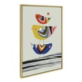thumbnail image 1 of Kate and Laurel Sylvie The Family Tree Framed Canvas Wall Art by Rachel Lee of My Dream Wall, 23x33 Gold, Colorful Animal Art for Wall, 1 of 7