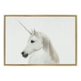 thumbnail image 1 of Kate and Laurel Sylvie Unicorn Framed Canvas Wall Art by Simon Te of Tai Prints, 23x33 Gold, Magical Unicorn Print for Wall, 1 of 6