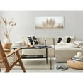 thumbnail image 1 of Kate and Laurel Sylvie Westport No 5 Framed Canvas Wall Art by Crystal Lynn Collins, 40x18 White, Grassy Coastal Beach Art for Wall, 1 of 8