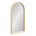 thumbnail image 1 of Kate and Laurel Talma Boho Tall Arched Wall Mirror, 20 x 36, Natural, Modern Arch Mirror with Solid Poplar Wood Frame and Rounded Frame Profile, 1 of 8