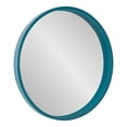 thumbnail image 1 of Kate and Laurel Travis Mid-Century Round Wall Mirror, 21.6 inch Diameter, Teal, Modern Accent Mirror, 1 of 7