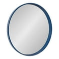 thumbnail image 1 of Kate and Laurel Travis Modern Round Wall Mirror, 31.5 inch Diameter, Navy Blue, Transitional Decorative Mirror for Wall, 1 of 7