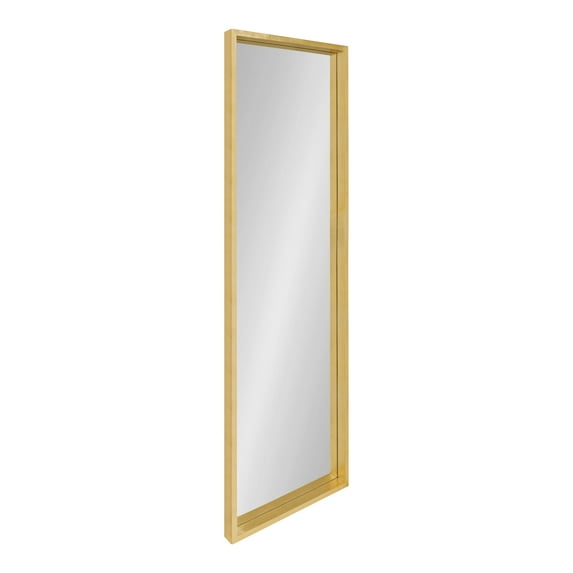 Kate and Laurel Travis Modern Wall Mirror, 16 x 48, Gold, Transitional Rectangle Mirror for Wall