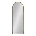 thumbnail image 1 of Kate and Laurel Valenti Metal Frame Arch Full-length Wall Mirror, Gold, 16x48, 1 of 5