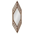 thumbnail image 1 of Kate and Laurel Vayga Bohemian Geometric Decorative Wall Mirror, 14 x 42, Natural, Modern Hexagon Mirror for Wall, 1 of 8