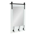 thumbnail image 1 of Kate and Laurel Wall Mirror, White, 1 of 7
