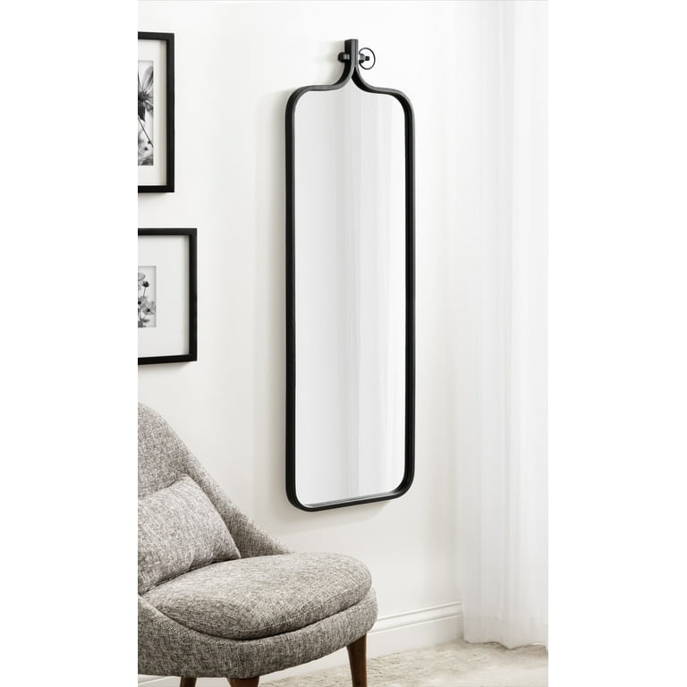 Lorell Hanging Mirror - Rectangular - Silver - 1 Each Lorell Hanging Mirror - Rectangular - Silver - 1 Each