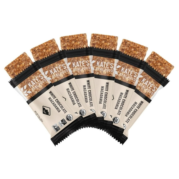 Kate's Real Food White Chocolate Macadamia Energy Bar (6 pack)
